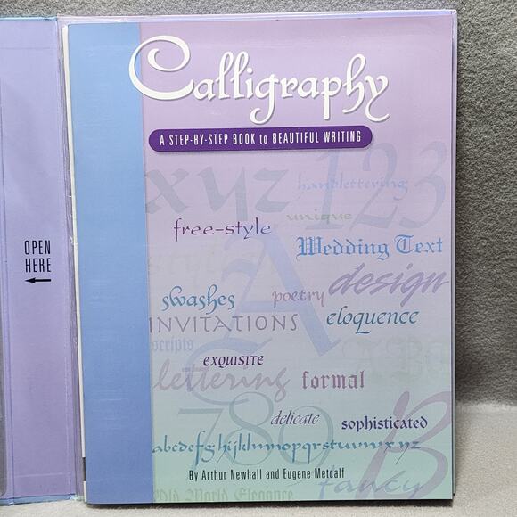 Calligraphy Learn The Art of Beautiful Writing 20Kit by Newhall and Metcalf NIP - Picture 5 of 9